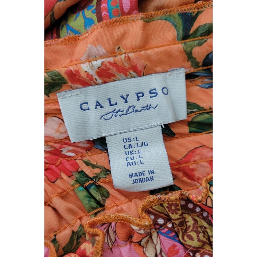 Calypso St Barth Boho Maxi Skirt - Picture 3 of 6